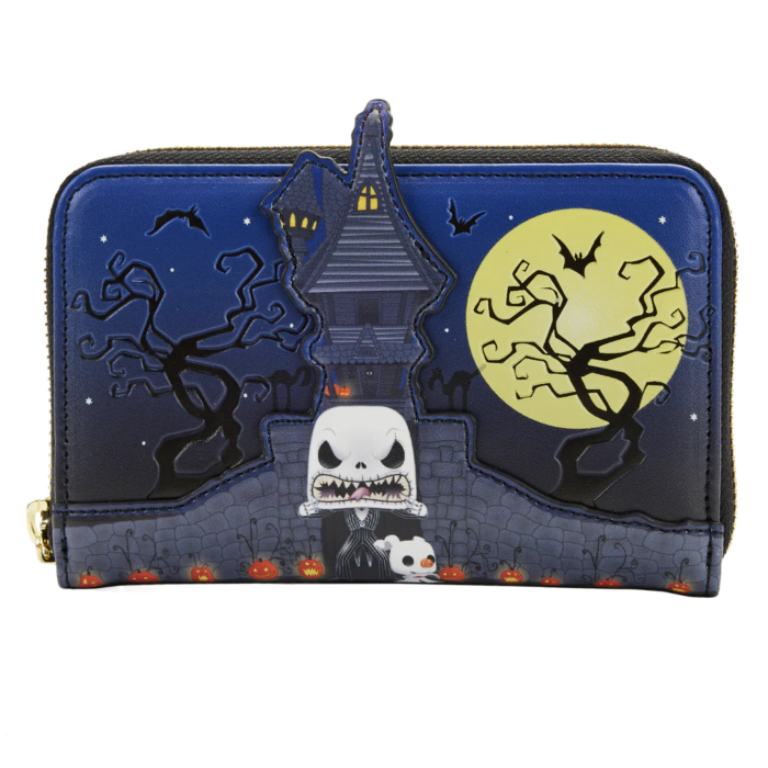Loungefly The Nightmare Before Christmas -  Jack Skellington House Pop! Zip Purse