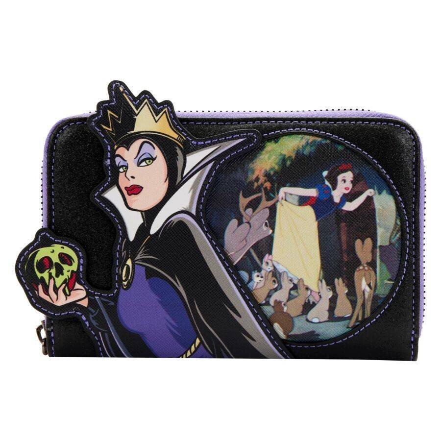 Loungefly Snow White and the Seven Dwarfs - Evil Queen Apple Zip Purse