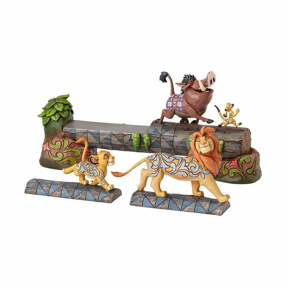Disney Traditions by Jim Shore - Simba, Timon and Pumba - Carefree Camaraderie