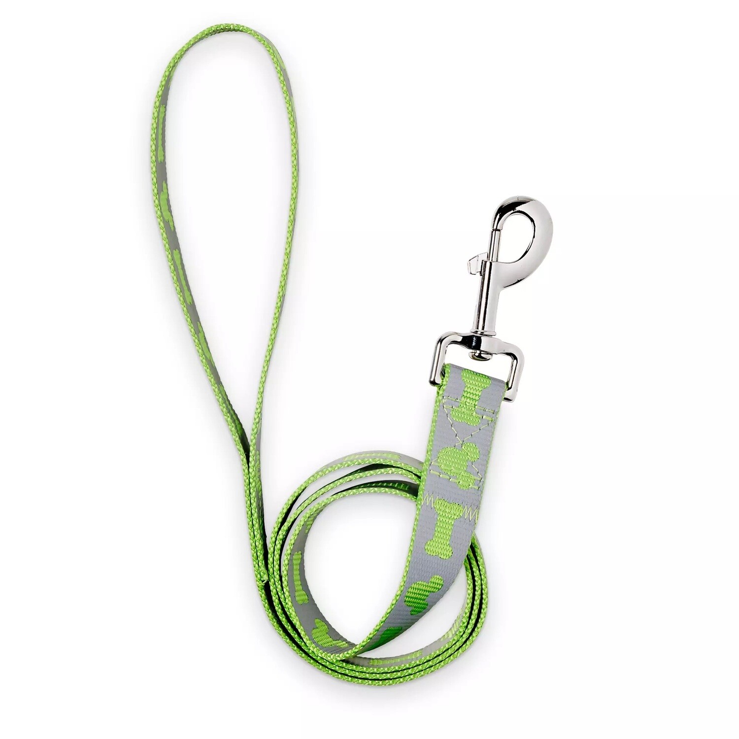 Disney Tails Mickey Mouse Reflective Green Pet Lead - Medium