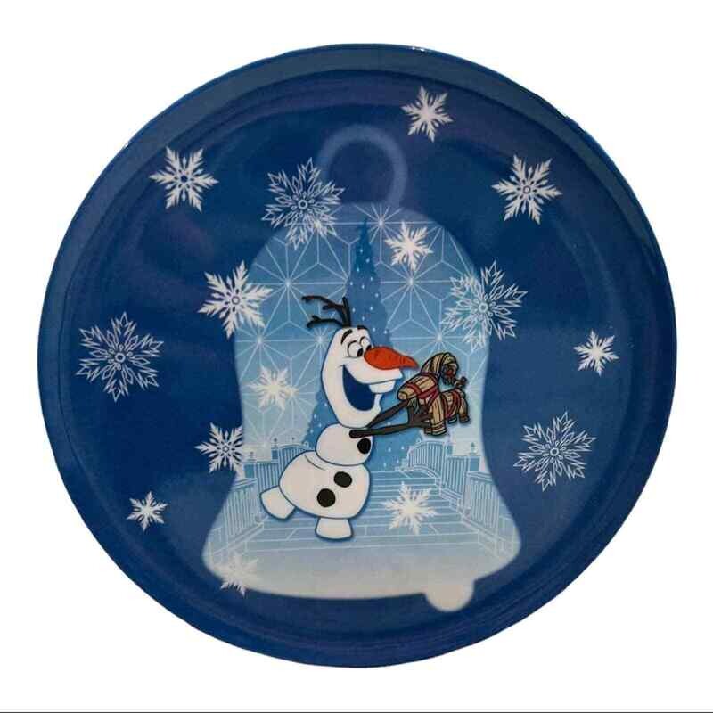 Disney Epcot International Festival Of The Holidays Olaf Melamine Plate