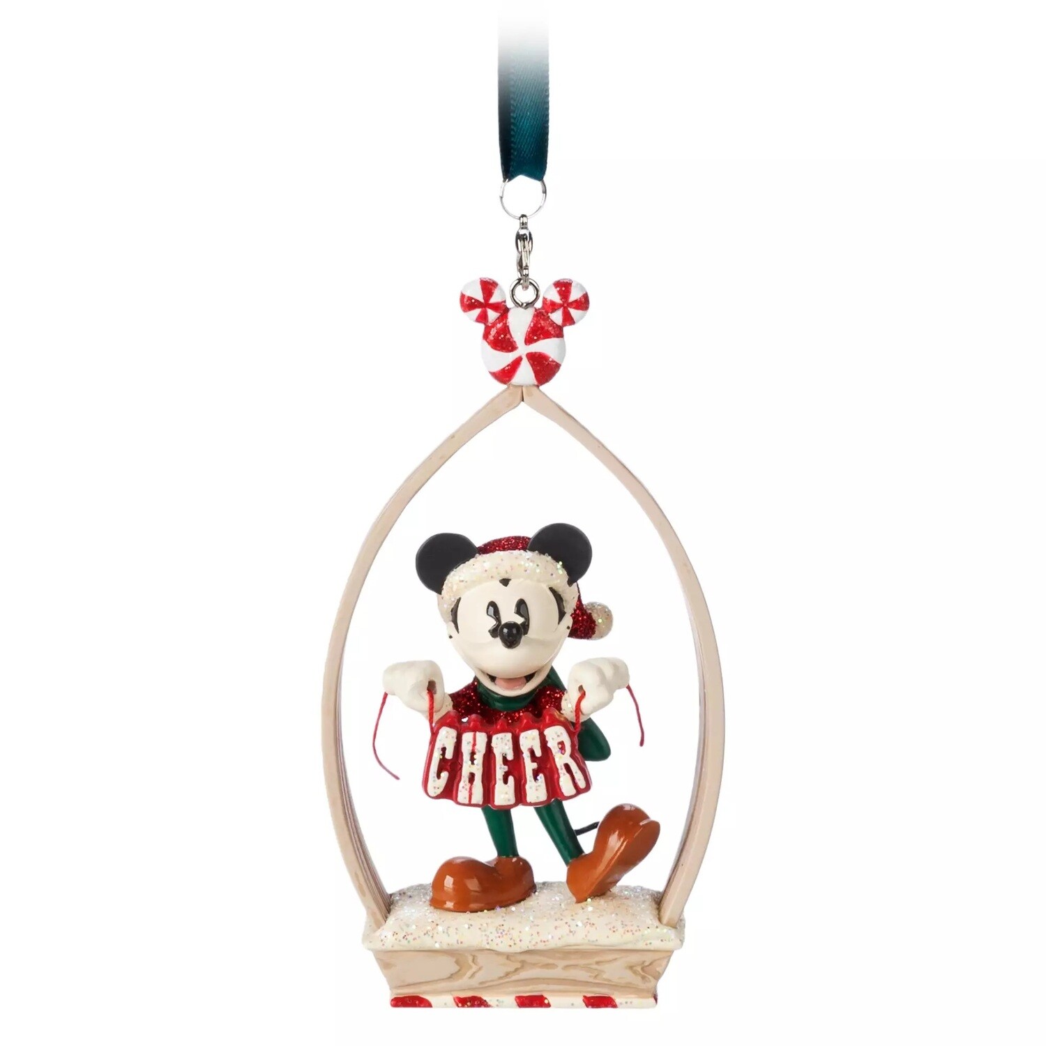 Mickey Mouse Holiday &#39;&#39;Cheer&#39;&#39; Sketchbook Ornament