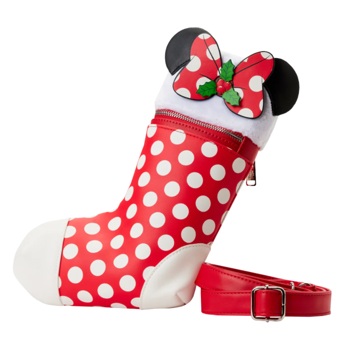 Loungefly Minnie Mouse Stocking Crossbody Bag