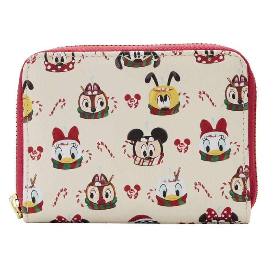 Loungefly Disney Hot Cocoa Mugs Zip Around Wallet Purse