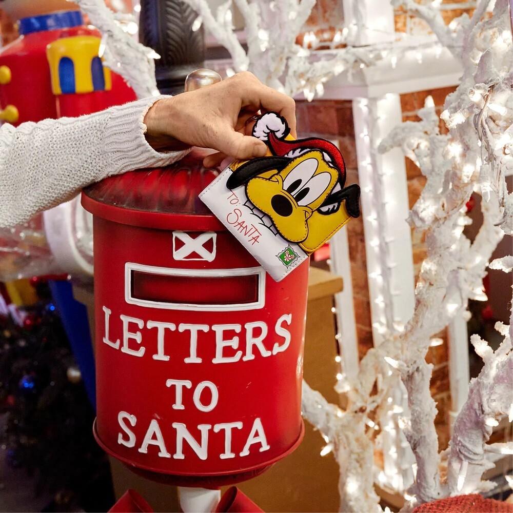 Loungefly Exclusive - Pluto Santa Letter Zip Around Wallet