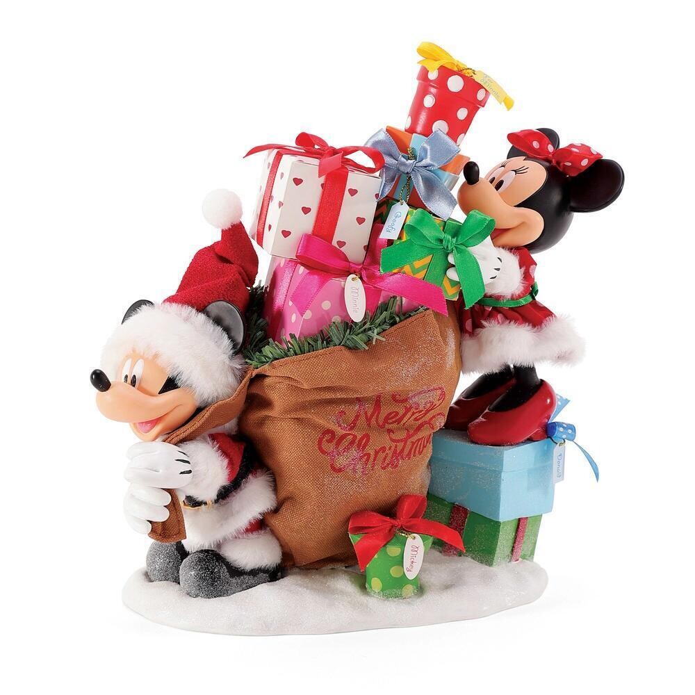 Disney Possible Dreams by Dept 56 - Minnie &amp; Mickey Christmas Eve