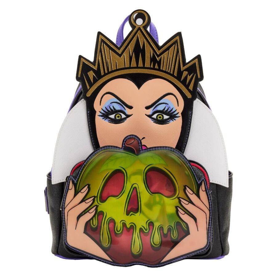 Loungefly - Snow White and The Seven Dwarfs - Evil Queen Lenticular Apple Mini Backpack