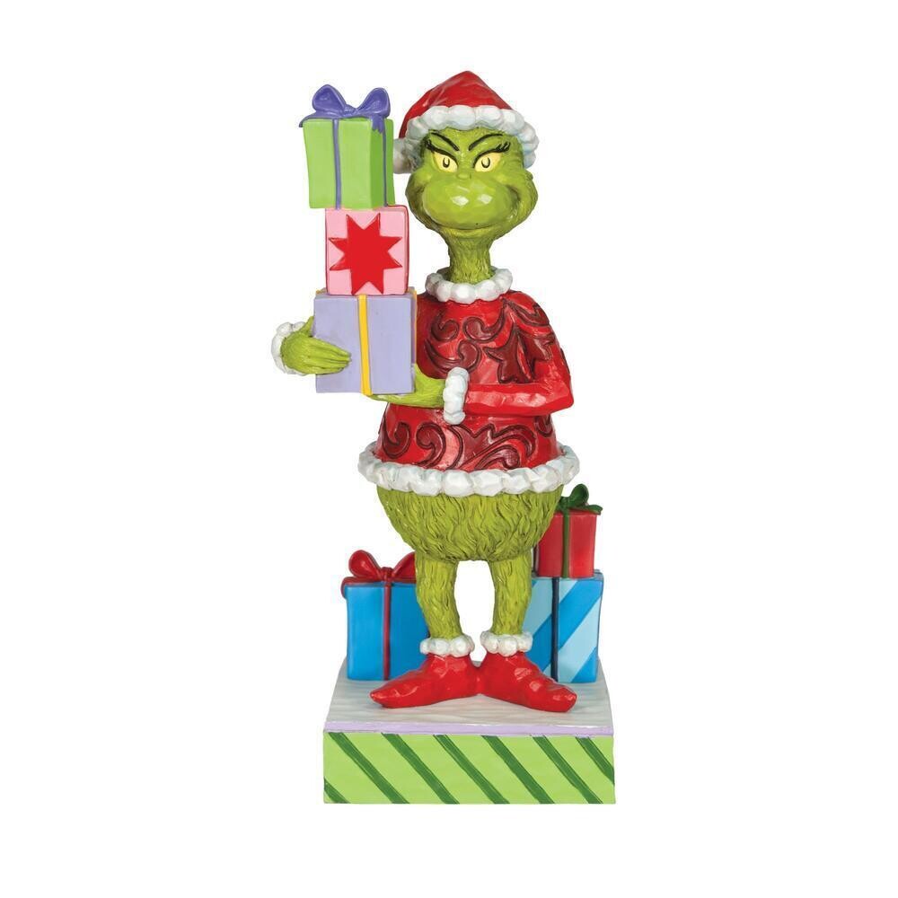 The Grinch by Jim Shore - Grinch Holding Presents