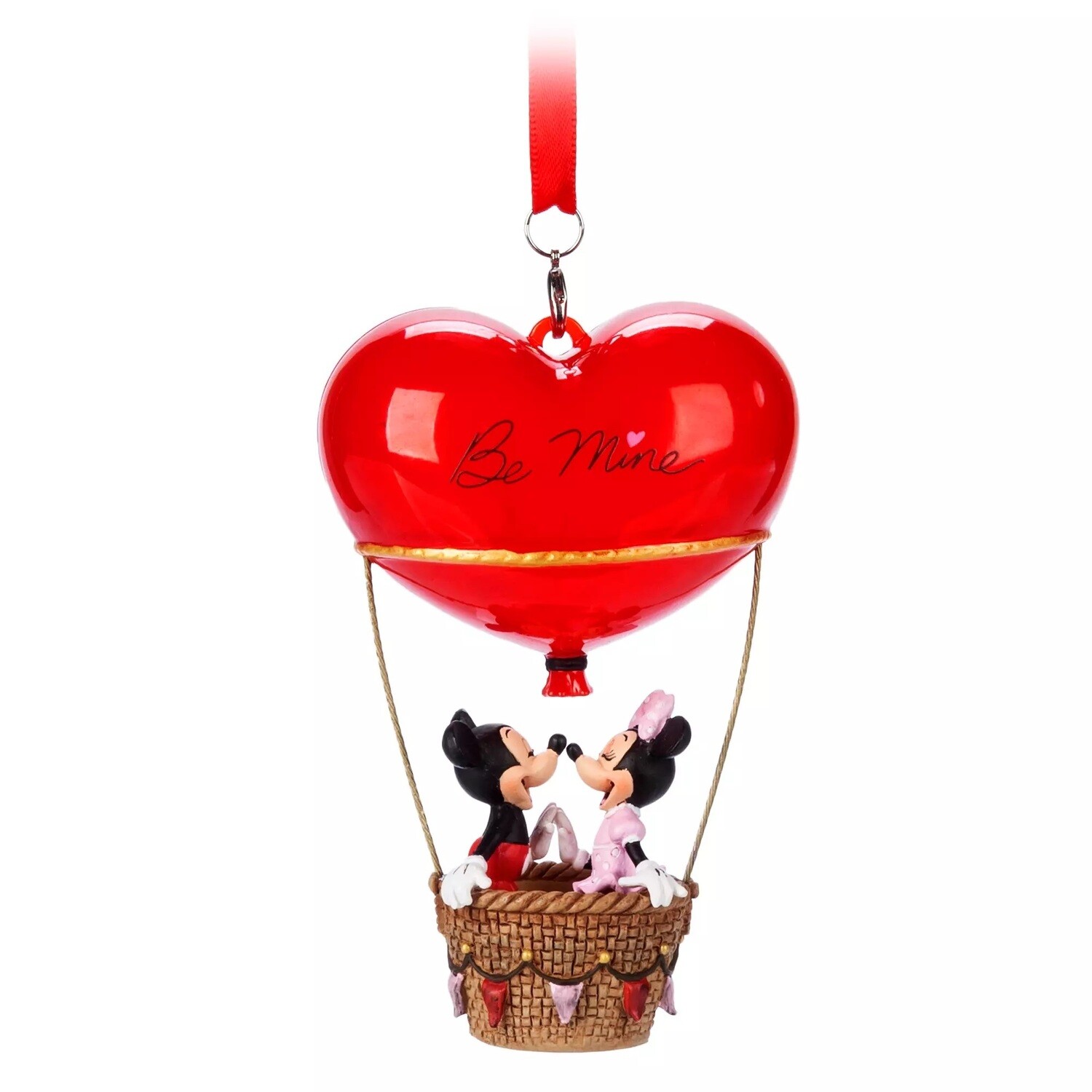 Mickey and Minnie &#39;&#39;Be Mine&#39;&#39; Ornament