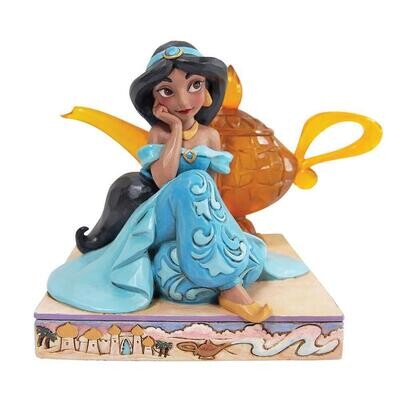 Disney Traditions by Jim Shore - Aladdin - Jasmine with Genie Lamp