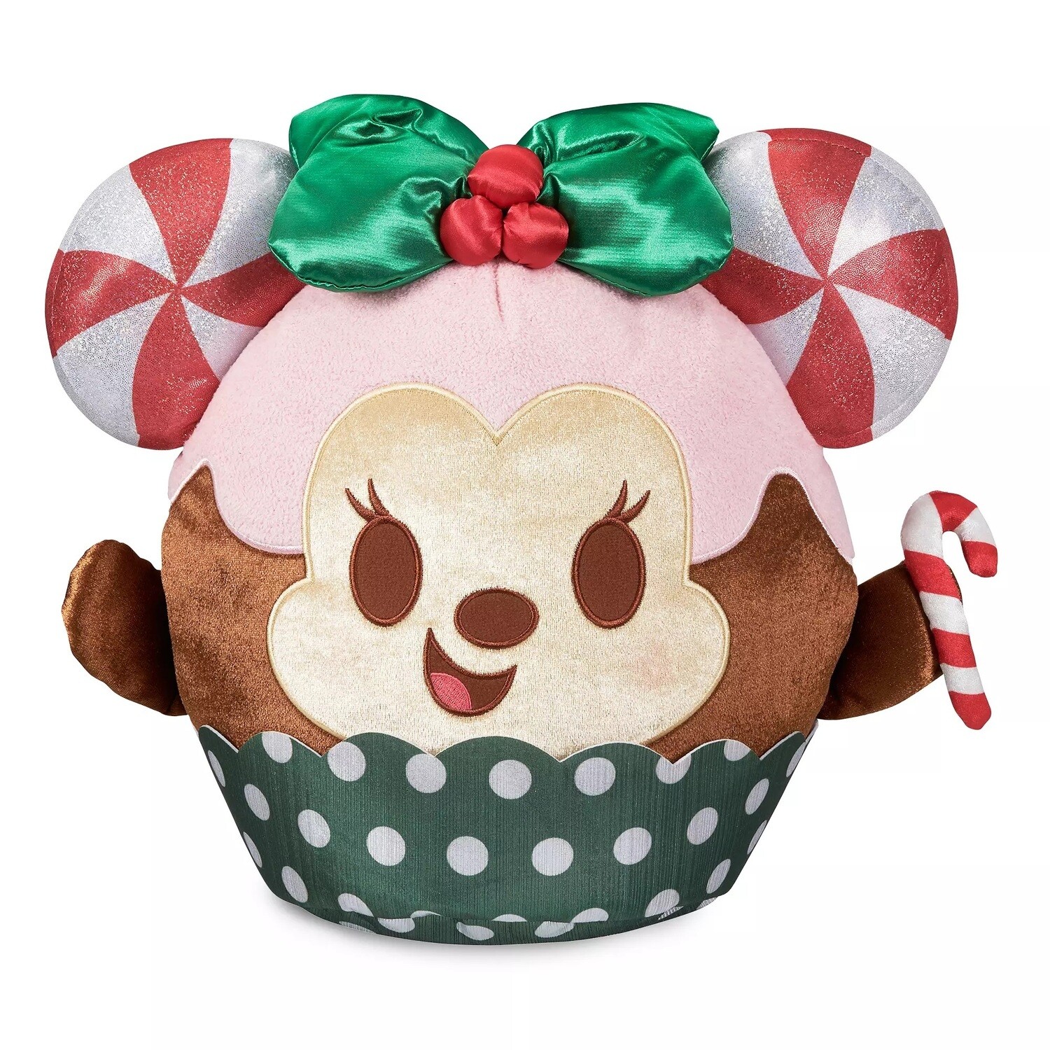 Disney Munchlings - Minnie Mouse Candy Cane Cupcake Scented Plush - 40cm