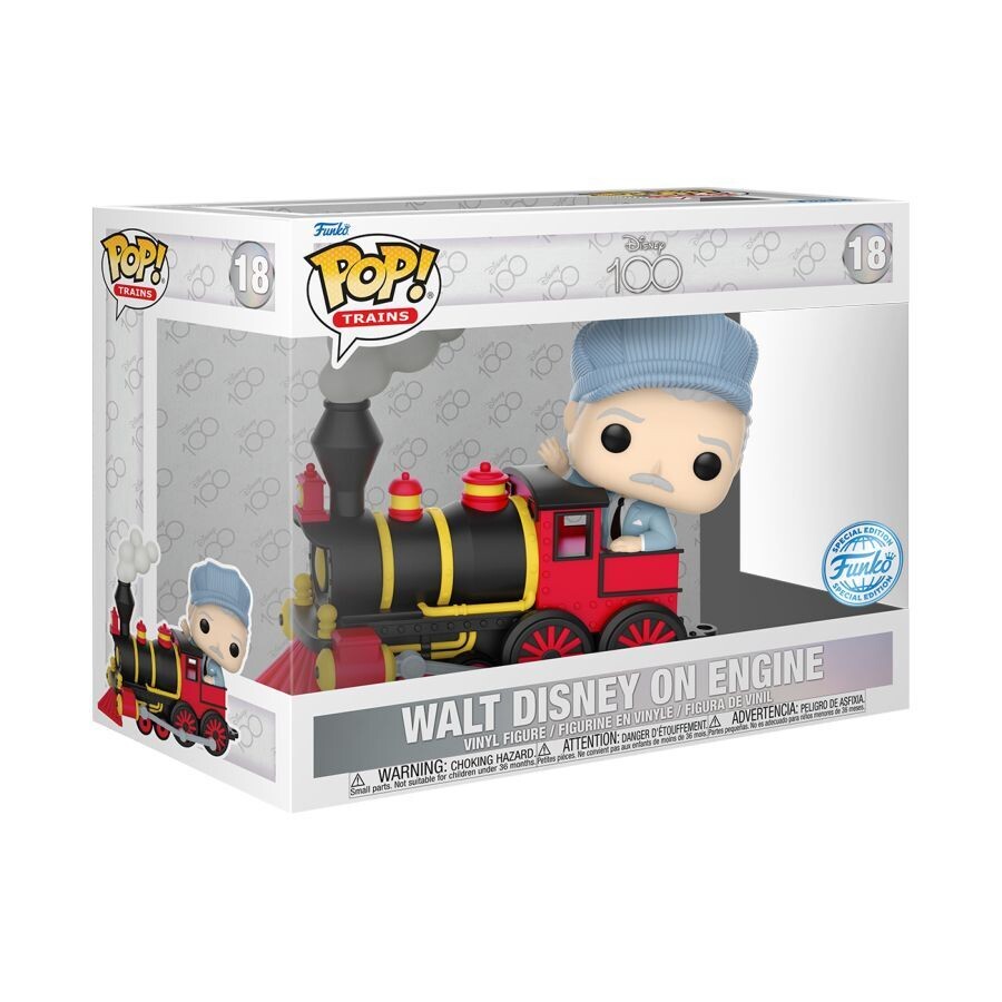 Funko Disney100 - Walt Disney on Engine US Exclusive Pop! Train