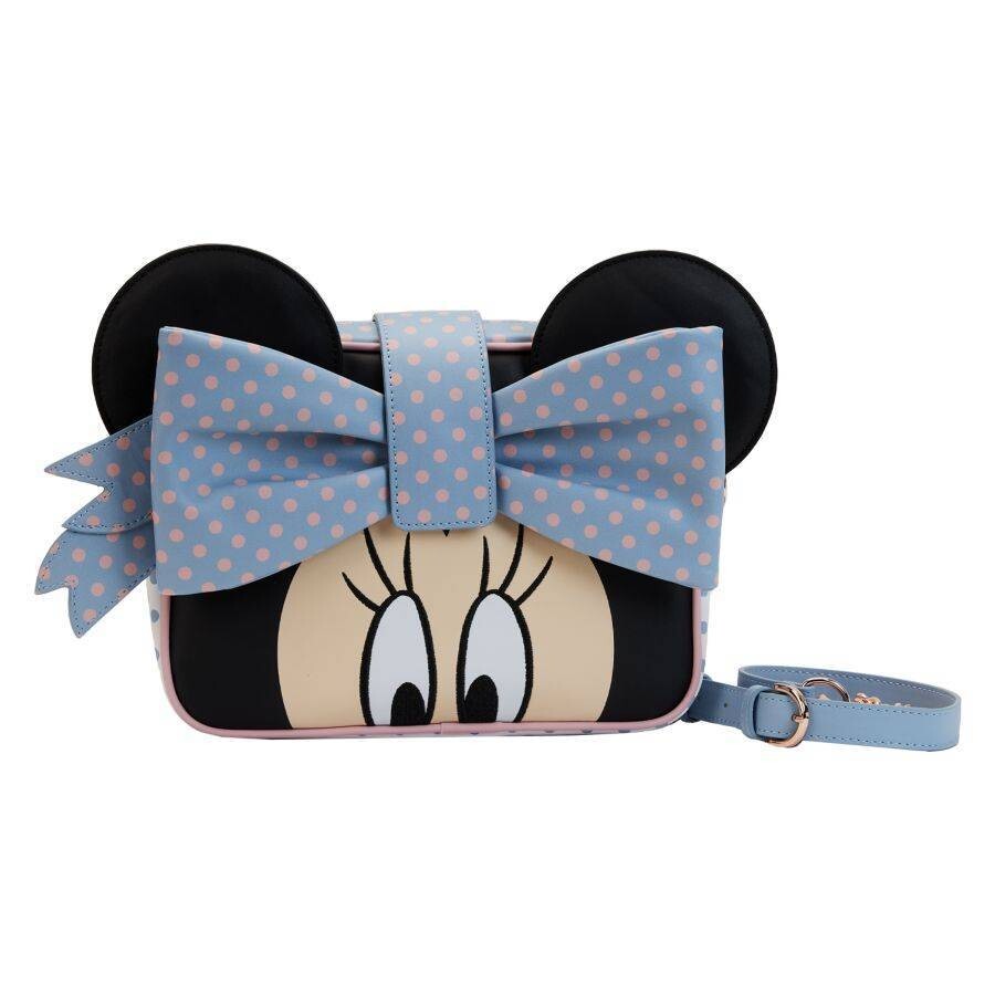 Loungefly Minnie Pastel Block Dots Crossbody Bag