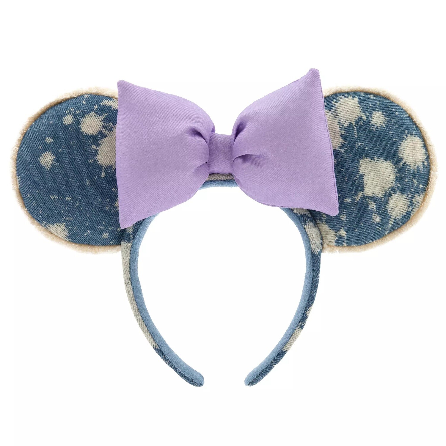 Minnie Mouse Denim Bleach Ears Headband