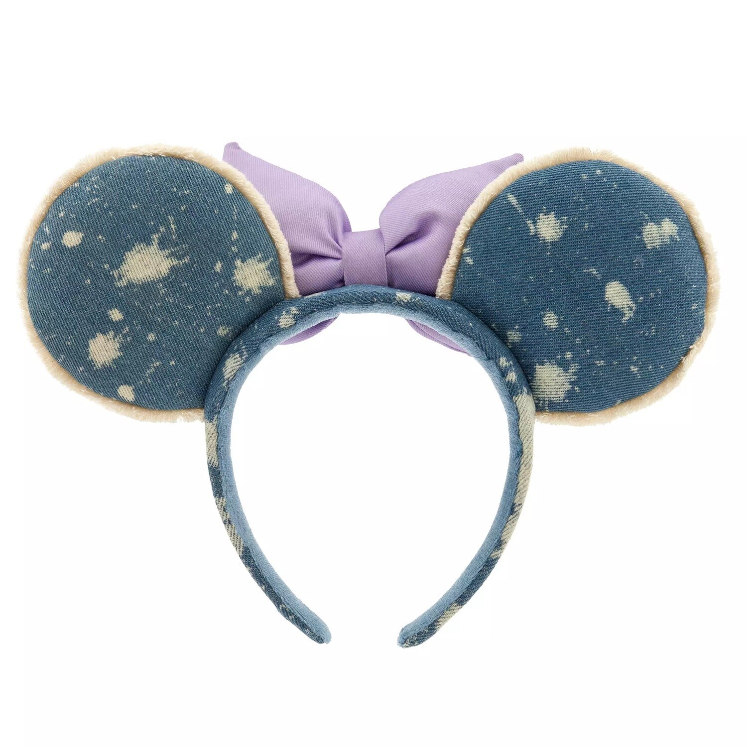 Minnie Mouse Denim Bleach Ears Headband