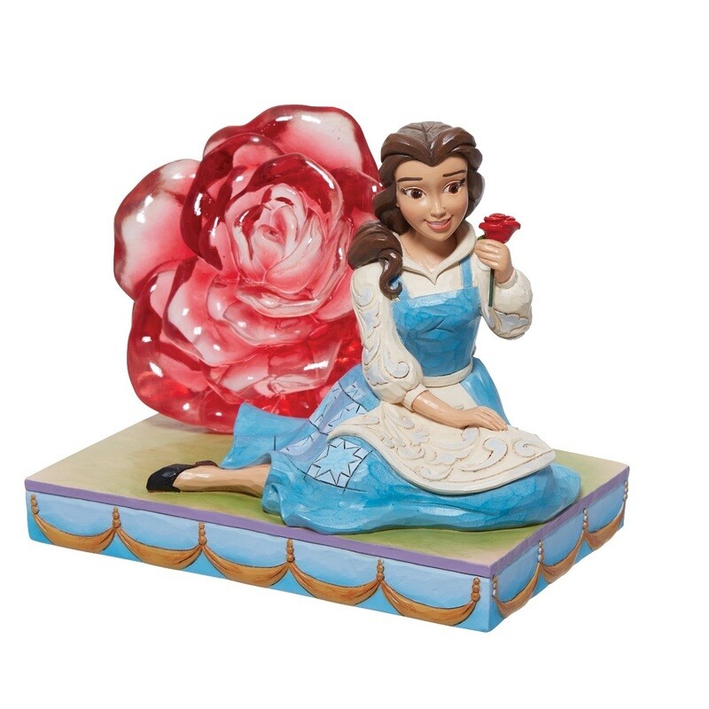 Disney Traditions by Jim Shore - Beauty and the Beast - Belle With Clear Rose