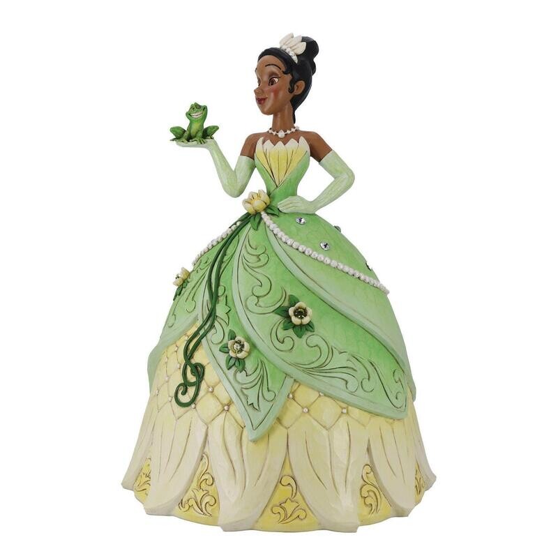 Disney Traditions by Jim Shore - Tiana Deluxe - 4th in the Series - Just One Kiss