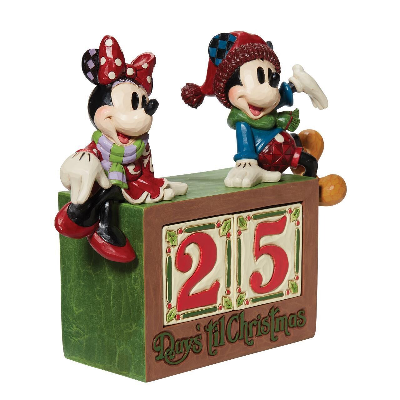 Disney Traditions by Jim Shore - Mickey and Minnie - The Christmas Countdown