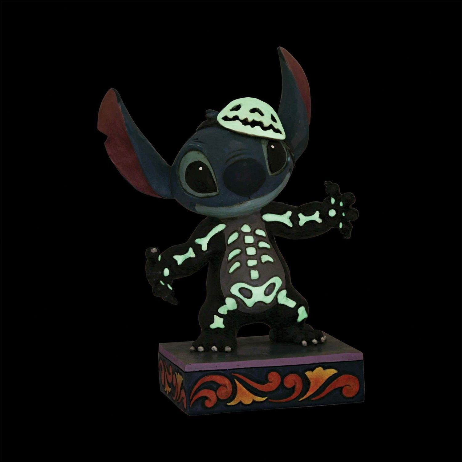 Disney Traditions by Jim Shore - Stitch - Spooky Experiment - Glow in the Dark