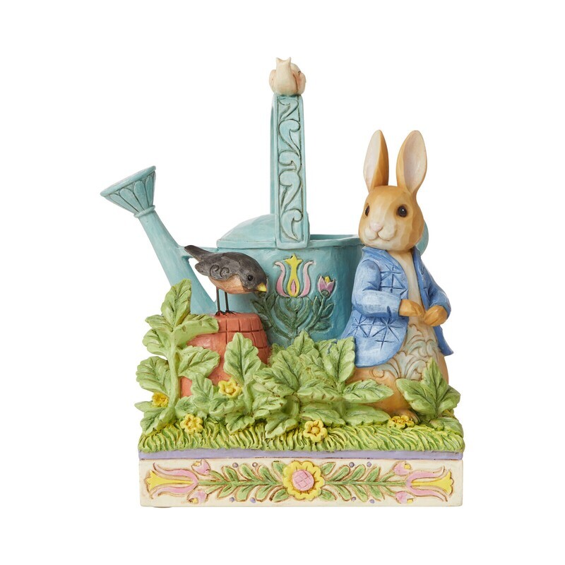 Beatrix Potter by Jim Shore - Peter Rabbit - Caught in Mr. McGregor&#39;s Garden