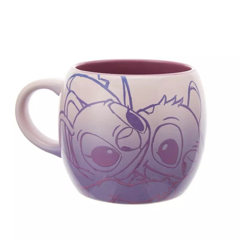 Angel and Stitch Purple Mug