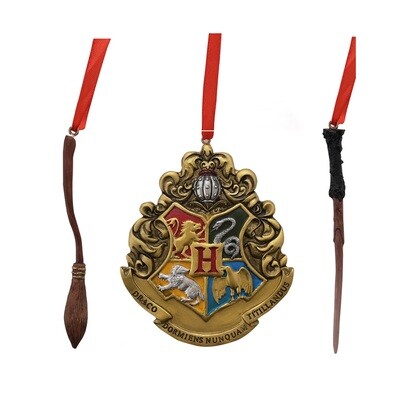 Harry Potter Christmas: Tree Decorations (set of 3)