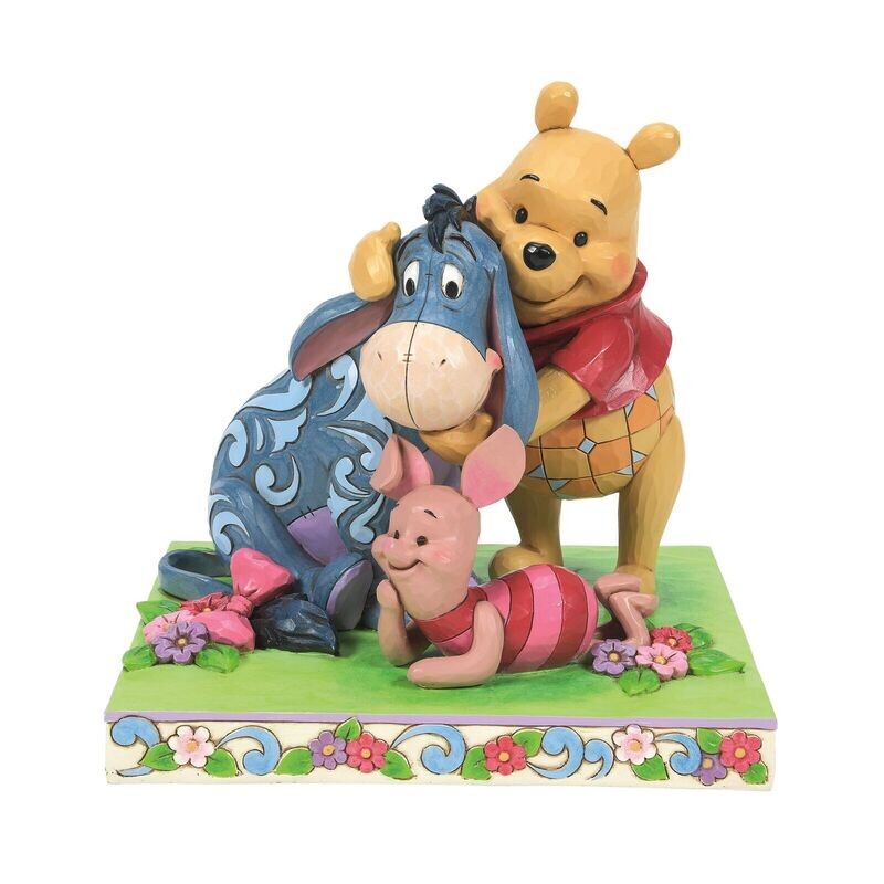 Disney Traditions by Jim Shore - Winnie the Pooh &amp; Friends - Here Together Friends Forever
