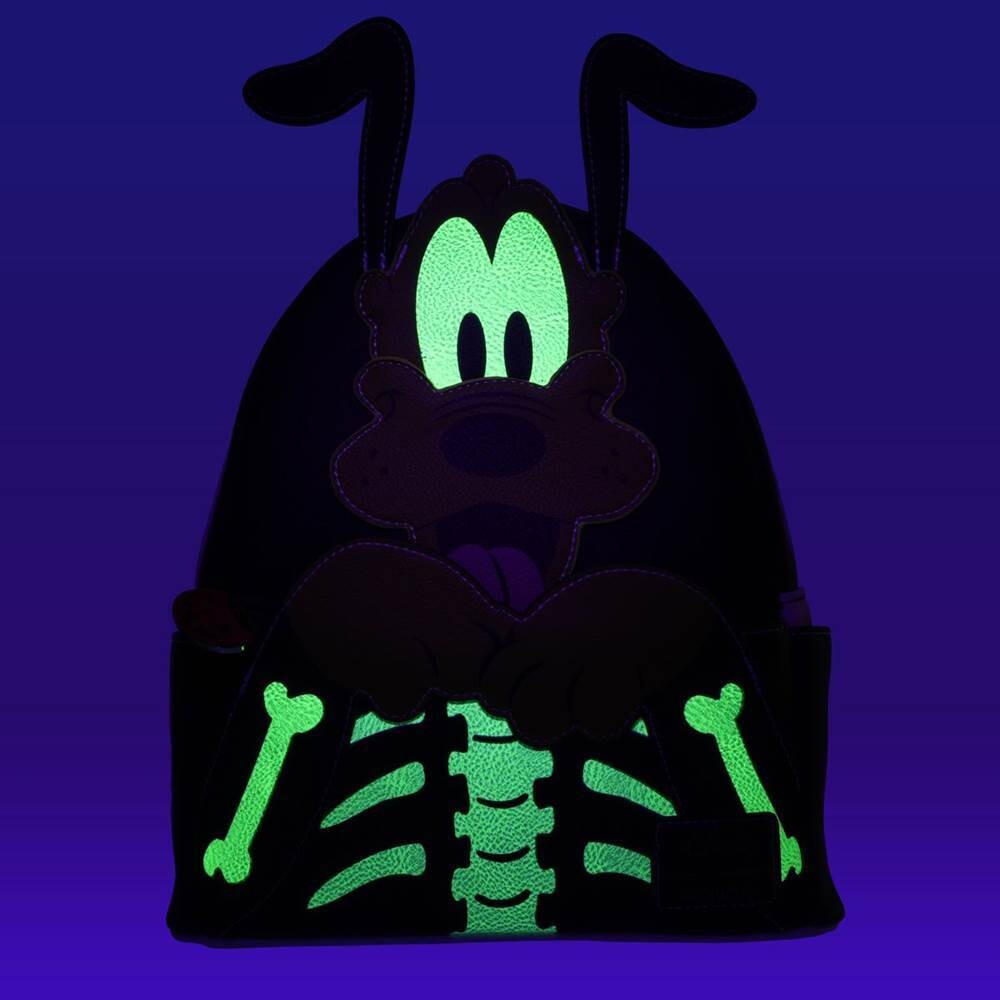 Loungefly Pluto Skellington Glow US Exclusive Cosplay Mini Backpack