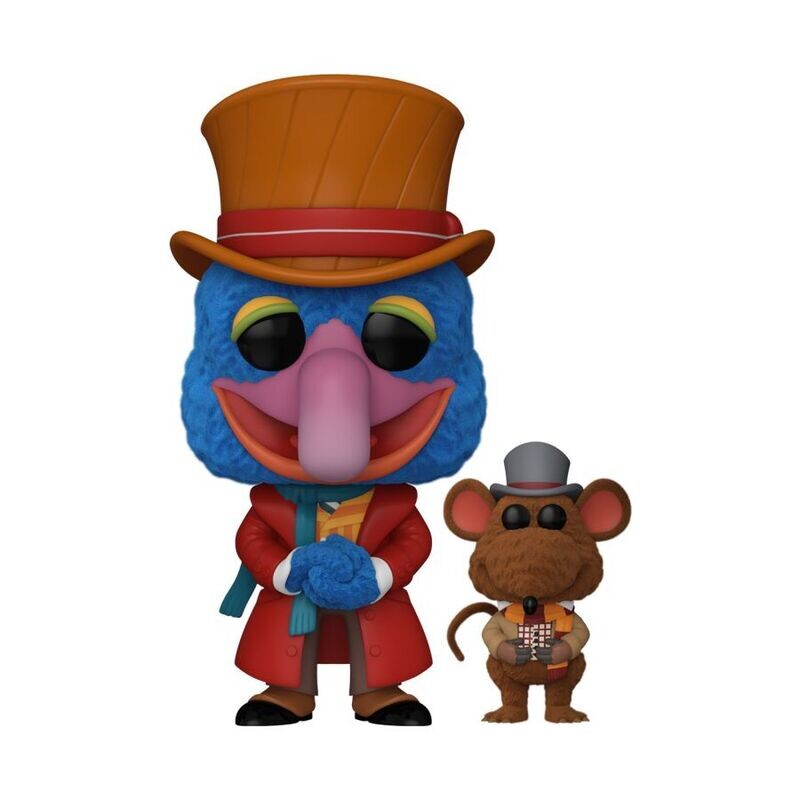 Funko The Muppets Christmas Carol - Gonzo with Rizzo US Exclusive Flocked Pop! Vinyl