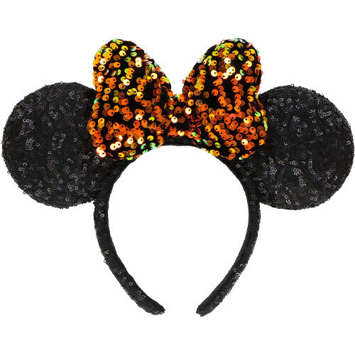 Tokyo Disneyland Resort - Golden Bow Sequined Minnie Ears Headband