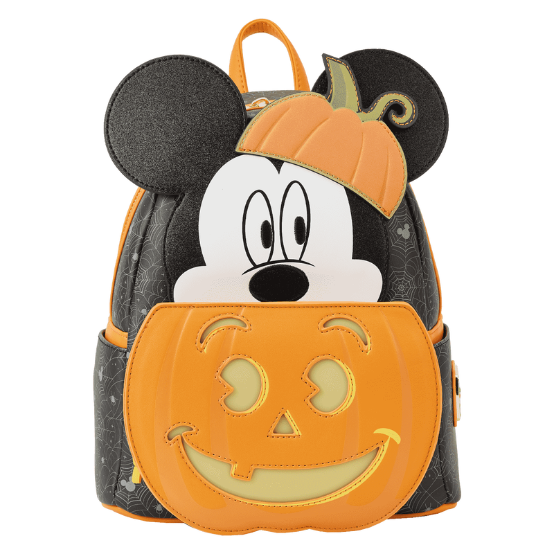 Loungefly Exclusive - Mickey Mouse Pumpkin Light Up Mini Backpack