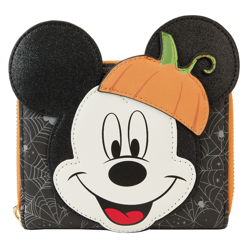 Loungefly Exclusive - Mickey Mouse Pumpkin Zip Around Wallet