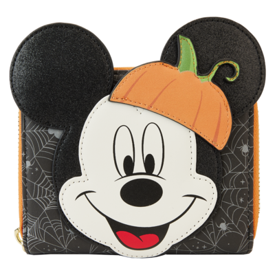 Loungefly Exclusive - Mickey Mouse Pumpkin Zip Around Wallet