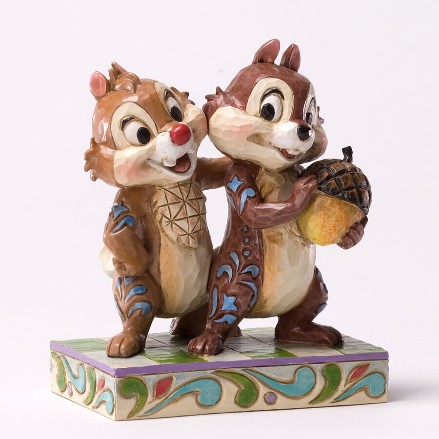 Jim Shore Disney Traditions - Chip n&#39; Dale - Nutty Buddies