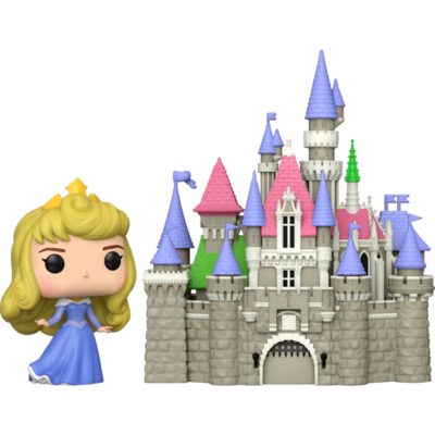 Funko Disney - Aurora with Castle Pop! Town Vinyl Figure