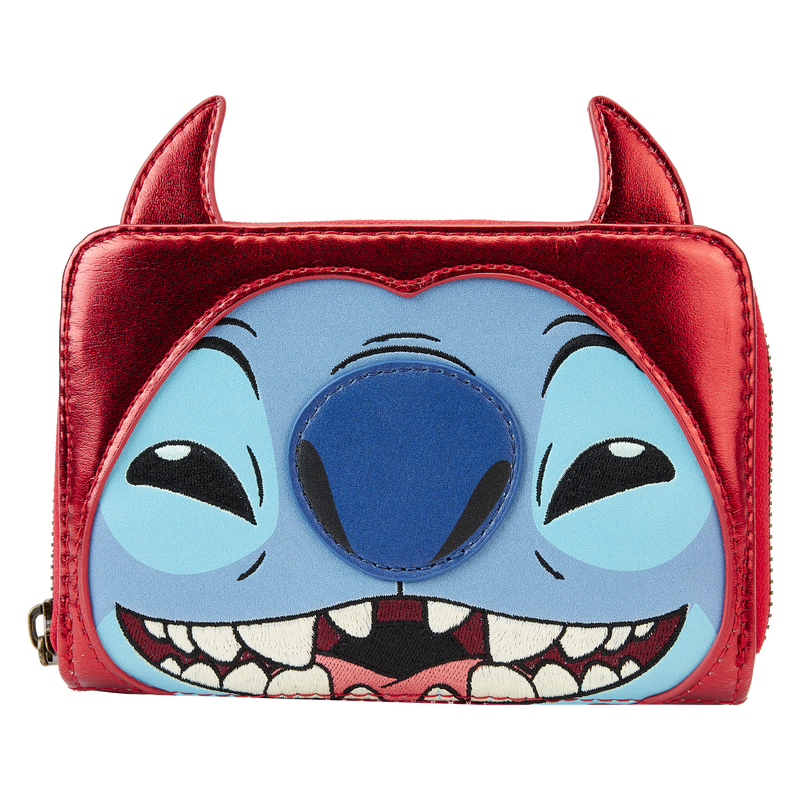 Loungefly Stitch Devil Cosplay Zip Around Wallet