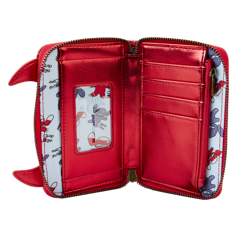 Loungefly Stitch Devil Cosplay Zip Around Wallet