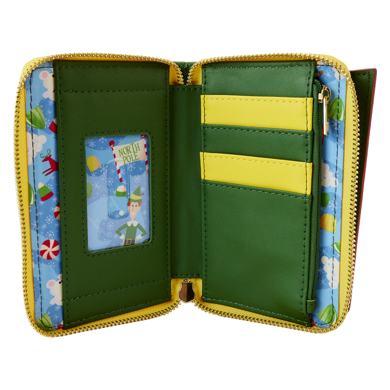 Loungefly Elf 20th Anniversary Cosplay Lenticular Zip Around Wallet