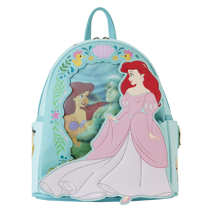 Loungefly The Little Mermaid - Ariel Princess Lenticular Mini Backpack