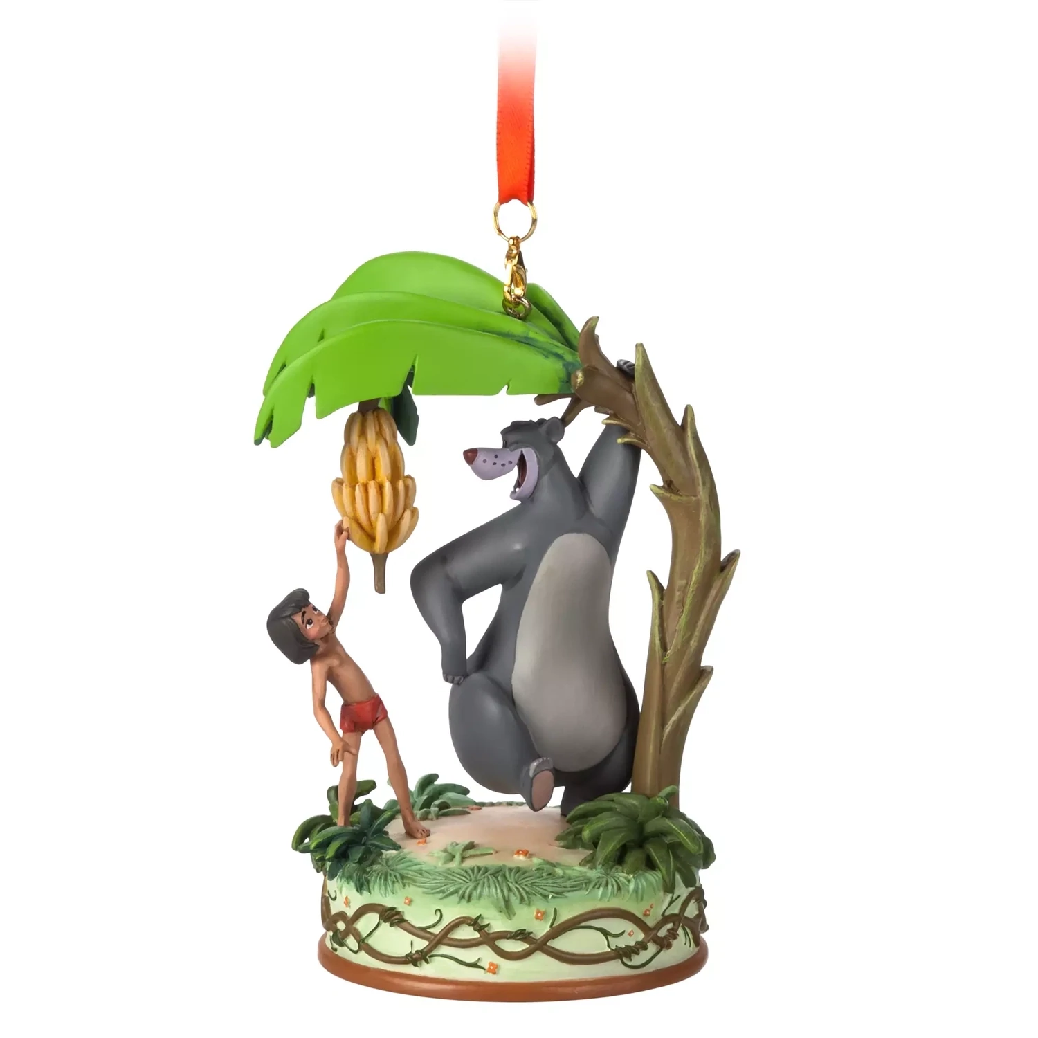 Mowgli and Baloo Singing Living Magic Sketchbook Ornament