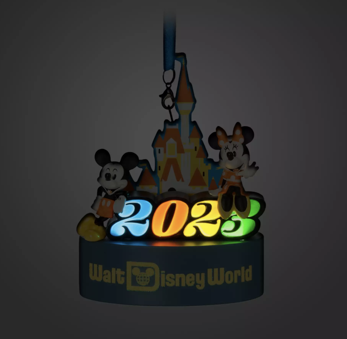 Mickey and Minnie Mouse Light-Up Ornament - Walt Disney World 2023