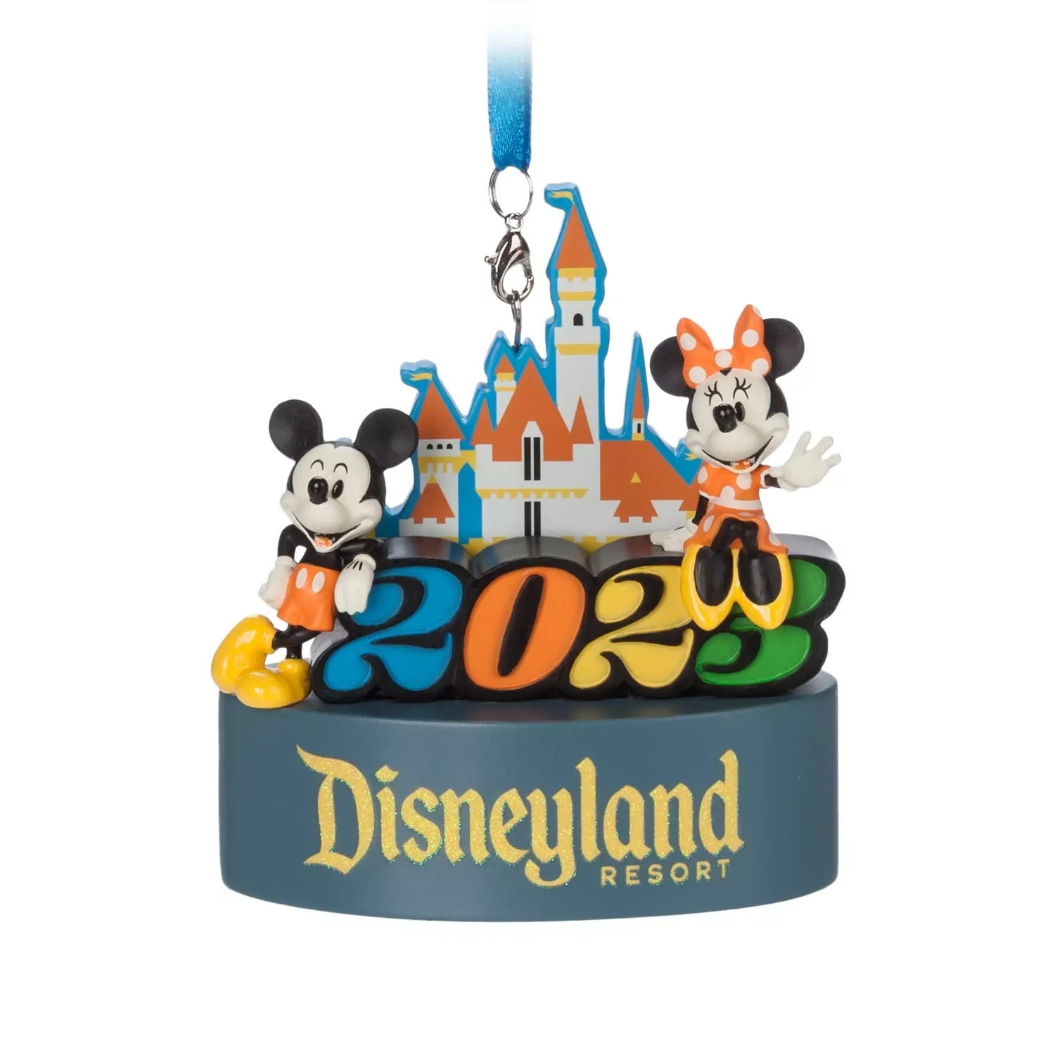 Mickey and Minnie Mouse Light-Up Ornament - Disneyland 2023