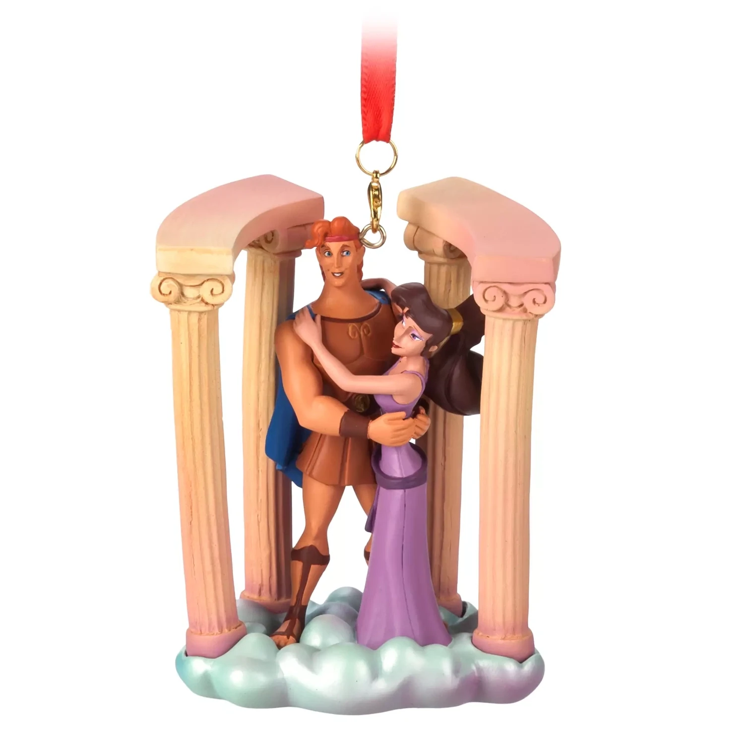 Hercules and Megara Sketchbook Ornament