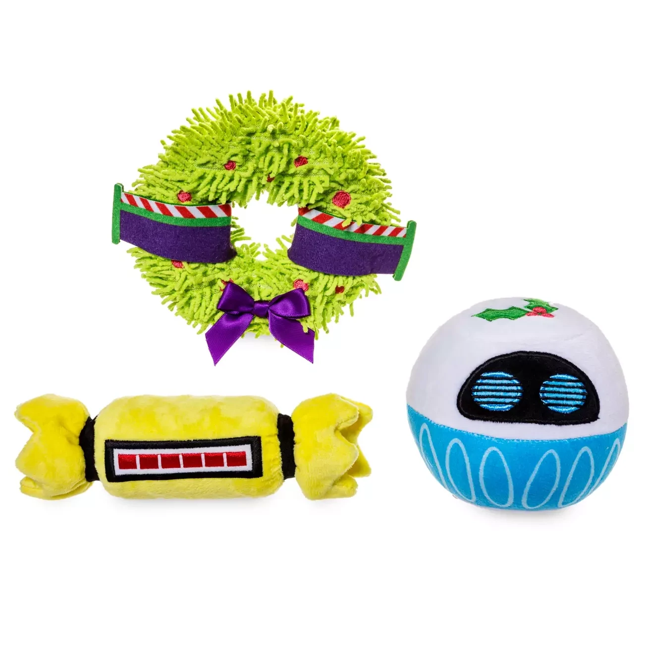 Pixar Holiday Squeaky Pet Toy Set