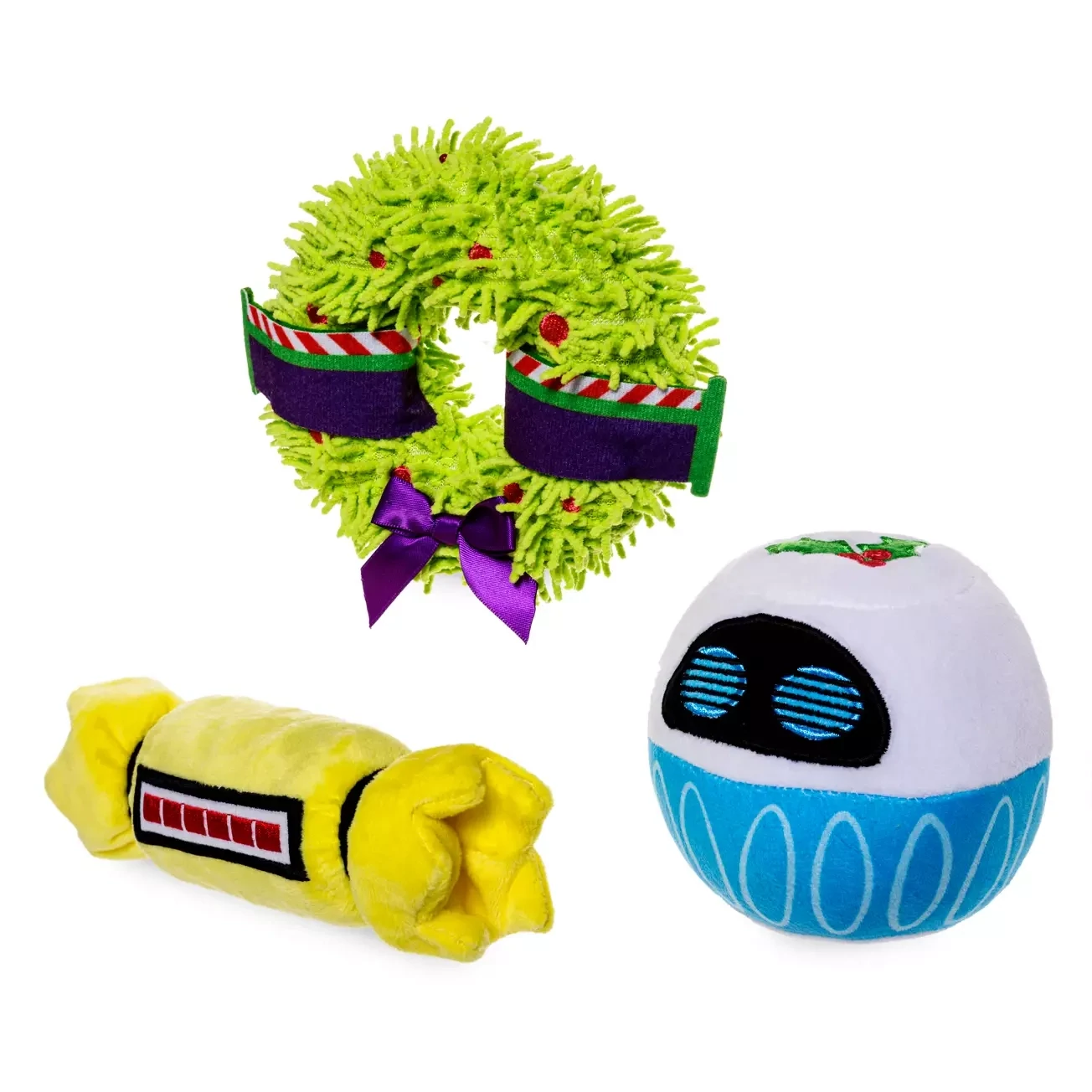 Pixar Holiday Squeaky Pet Toy Set