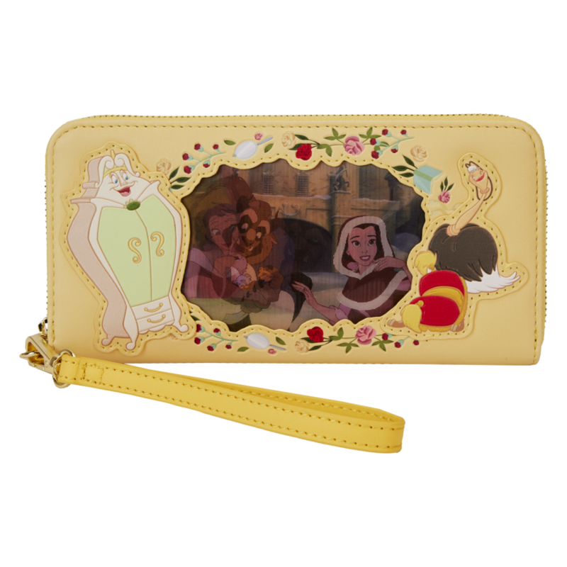 Loungefly Beauty and the Beast - Princess Lenticular Zip Around Wallet
