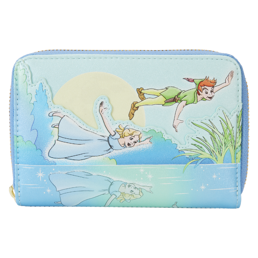 Loungefly Peter Pan - &quot;You Can Fly&quot; Glow Zip Wallet