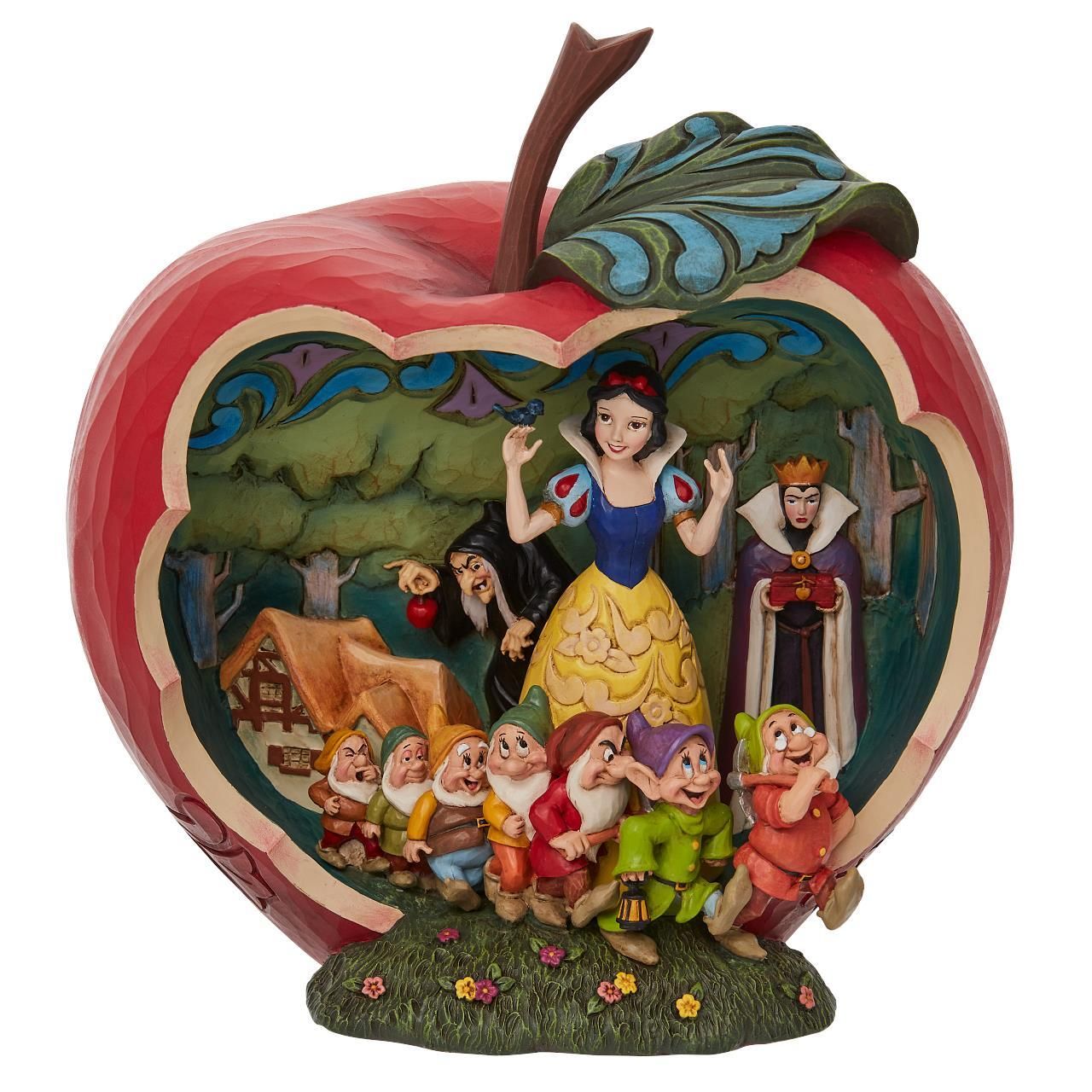 Disney Traditions by Jim Shore - Snow White &amp; The Seven Dwarfs - A Wishing Apple