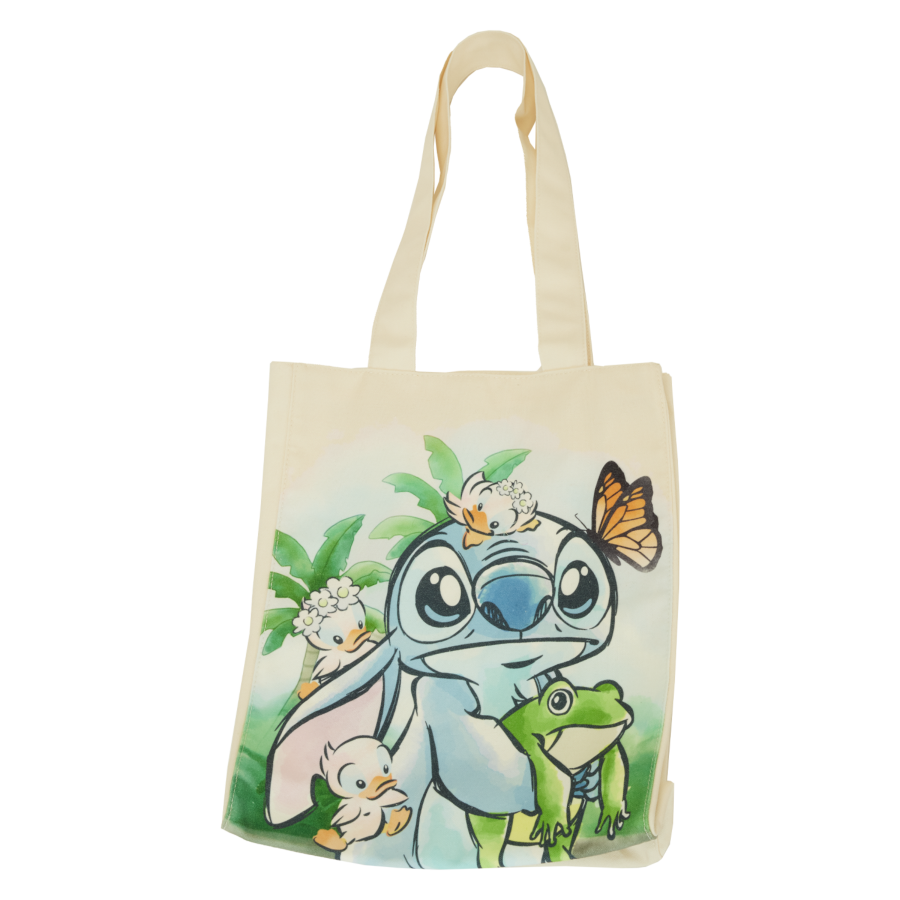Loungefly  Lilo &amp; Stitch - Springtime Stitch Canvas Tote