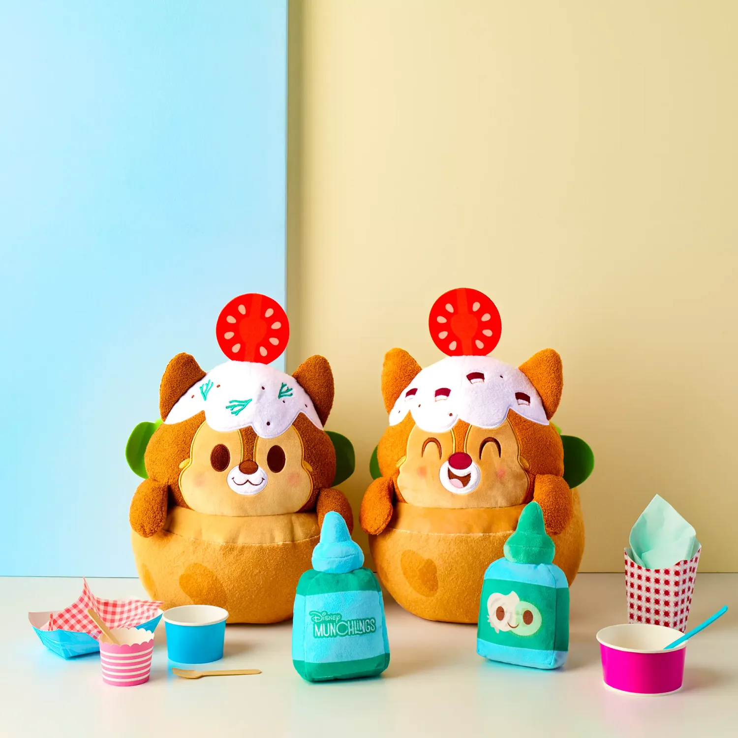 Disney Munchlings - Dale Falafel Pita Pocket Plush - 40cm